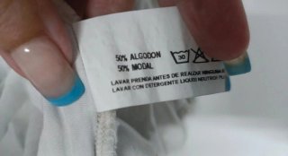 Vestido Systemaction Algodón/Modal Talla L
