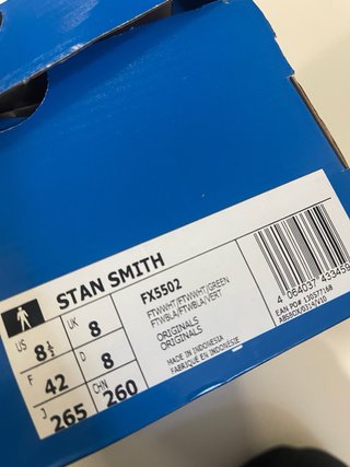 Adidas Stan Smith Bianche Tg 42