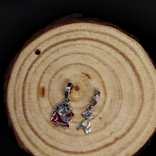 Set 2 Charms Timón y Pumba en plata s925