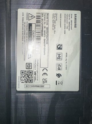 TV Samsung 55 Negra