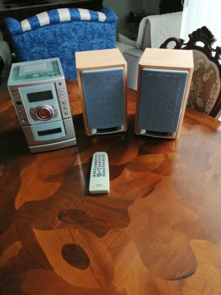 Minicadena Sanysonyo con 2 altavoces