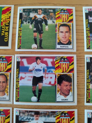 Cromos Valencia CF 97/98