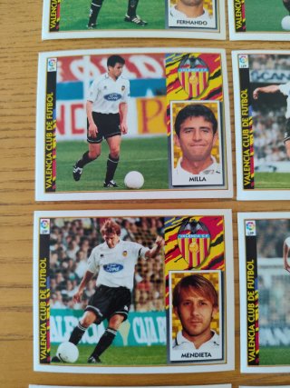 Cromos Valencia CF 97/98