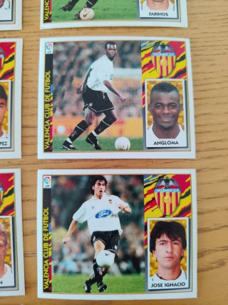 Cromos Valencia CF 97/98