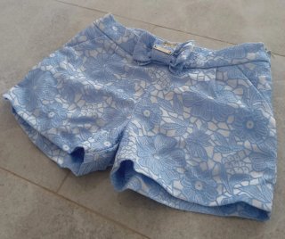 Shorts Mayoral Niña Estampado Floral Azul