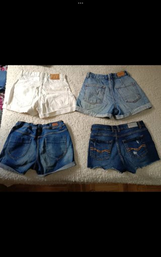 Pantalones cortos vaqueros mujer