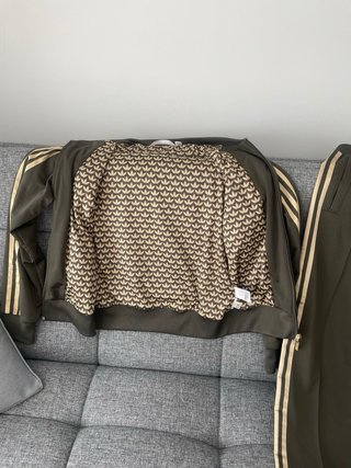 Chándal Adidas Verde y Dorado Retro