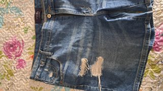 Pantalón corto vaquero Mango