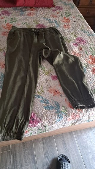 Pantalón bombacho Mango verde