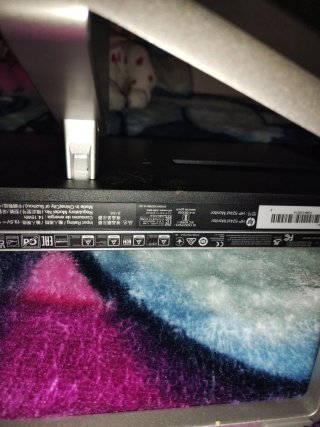 Televisor Plasma Negro