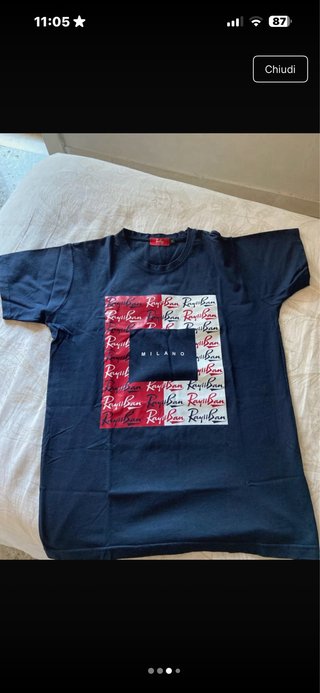 T-shirt Ray-Ban Milano Blu