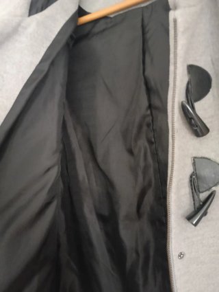 Abrigo gris Easy Wear talla XL