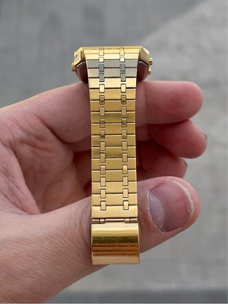 Reloj Seiko Ana-Digi Tank Vintage Gold *Año 1986*