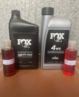 Aceites Fox 4W 100ML y 20 Gold  100 ML