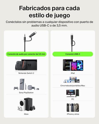 Auriculares Gaming Niños Belkin Inspire NUEVOS