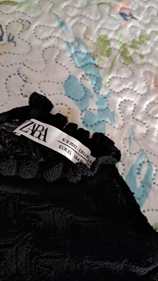 Vestido Zara Negro XS