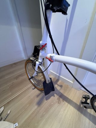 Brompton Blanca Plegable