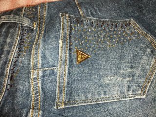 Vaqueros Guess Azules Desgastados