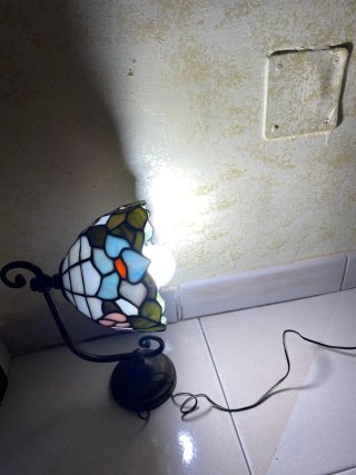 Lampada Tiffany floreale
