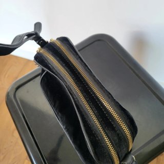 Bolso Tous Terciopelo Negro Asa Larga