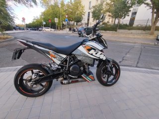 KTM 690 Duke 2008 Naranja/Blanca