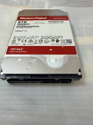 Disco Duro WD Red 8TB NAS, 0 sectores reasignados