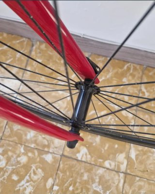 Bicicleta W.H Holdsworth Roja