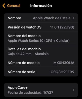 Apple Watch Oro Rosa