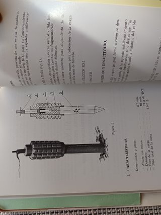 Libro Militar Antiguo Manual Catálogo de Minas