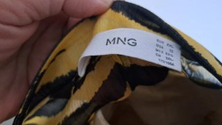 Camisa Mango Estampado Animal