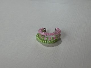 Tris di cuff regolabili perle