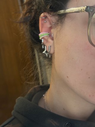 Tris di cuff regolabili perle