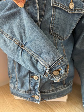 Chaqueta vaquera mujer con pelo