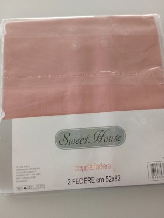 Coppia federe in cotone