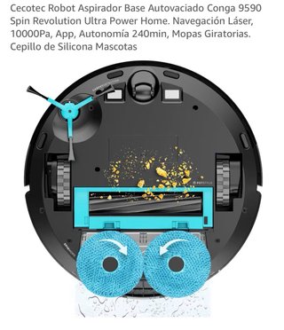 Robot Aspirador Cecotec Conga 9590 Spin Revolution