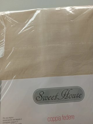 Coppia federe Sweet House cotone