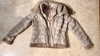 Chaqueta Fornarina beige con borreguito