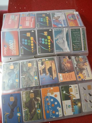 120 Schede Telefoniche Internazionali con fogli
