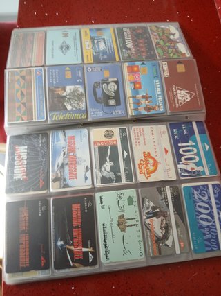 120 Schede Telefoniche Internazionali con fogli
