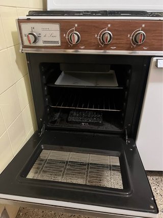 Cocina Gas Blanca 4 Fuegos + Horno