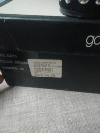 Stivaletti neri Gold & Gold n.40