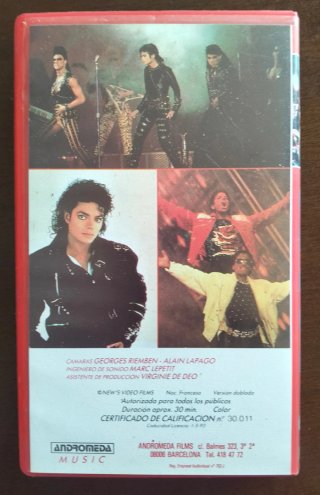 VHS Michael Jackson In Concert Original