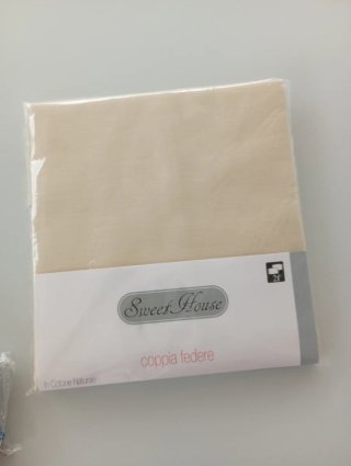 Coppia federe in cotone Sweet House