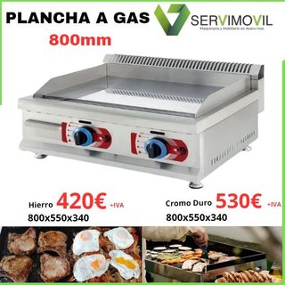 PLANCHA INDUSTRIAL A GAS 400