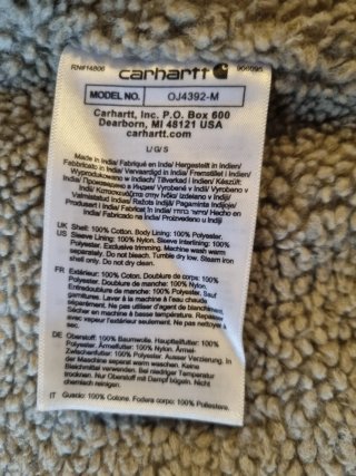 Chaqueta Carhartt Sherpa Talla L