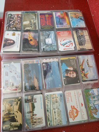 120 Schede Telefoniche Internazionali con fogli