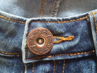 Jeans bootcut ricamati Y2K Tg S