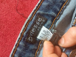 Jeans bootcut ricamati Y2K Tg S