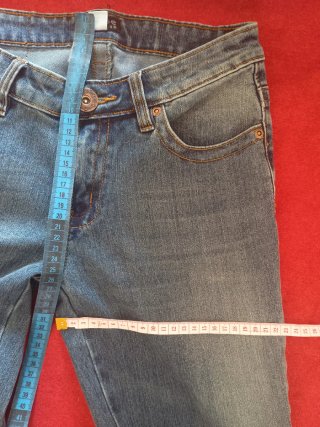 Jeans bootcut ricamati Y2K Tg S