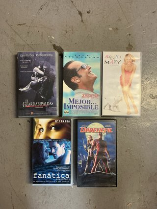 Lote 5 Películas VHS Variadas